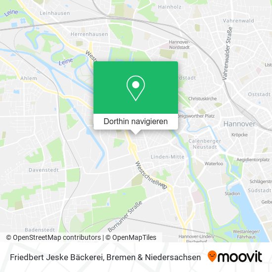Friedbert Jeske Bäckerei Karte