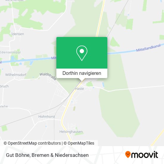 Gut Böhne Karte