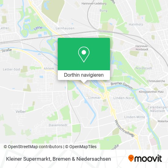 Kleiner Supermarkt Karte