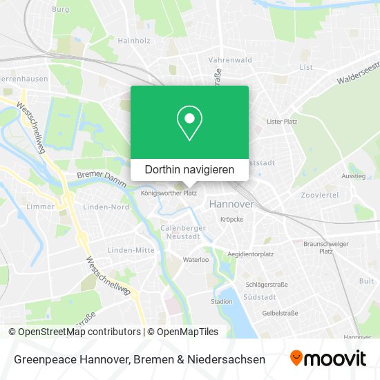 Greenpeace Hannover Karte