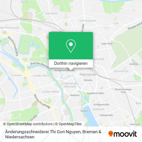 Änderungsschneiderei Thi Gon Nguyen Karte