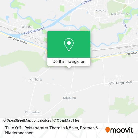 Take Off - Reiseberater Thomas Köhler Karte