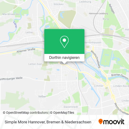 Simple More Hannover Karte