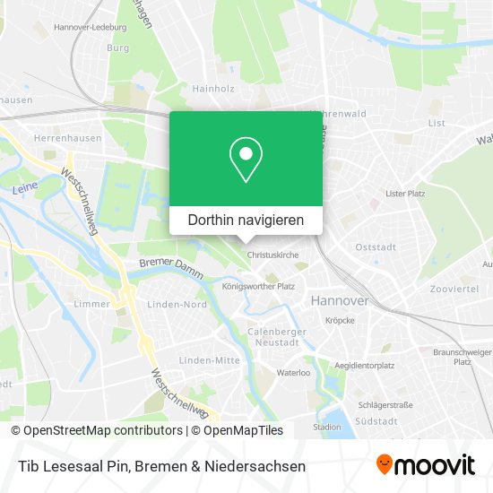 Tib Lesesaal Pin Karte