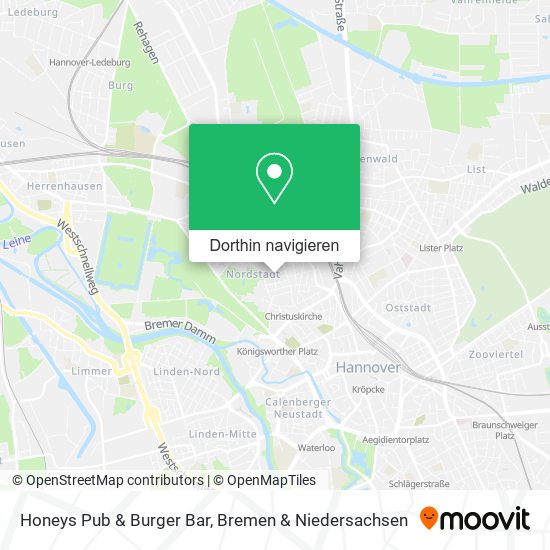Honeys Pub & Burger Bar Karte