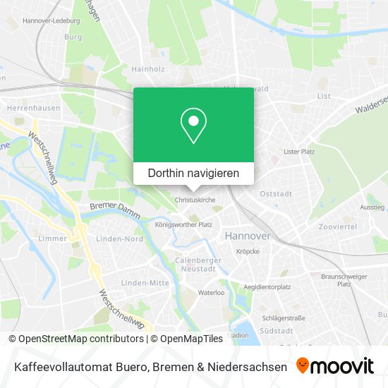 Kaffeevollautomat Buero Karte