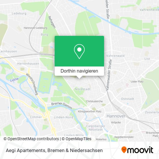 Aegi Apartements Karte