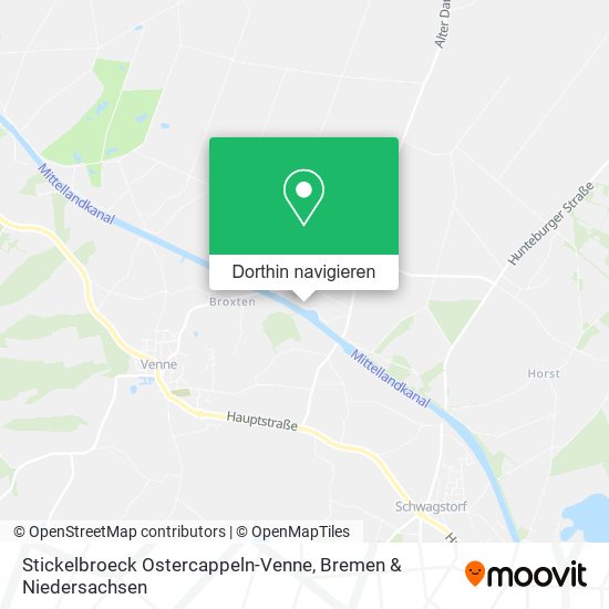 Stickelbroeck Ostercappeln-Venne Karte