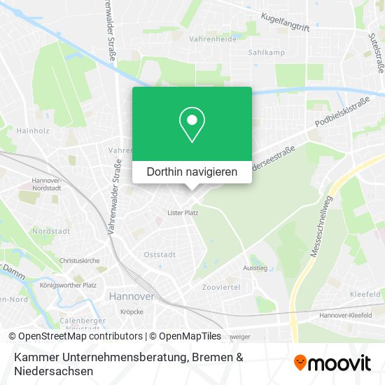 Kammer Unternehmensberatung Karte
