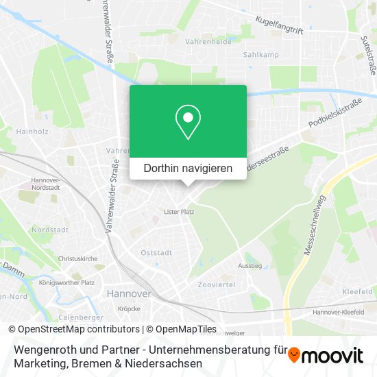 Wengenroth und Partner - Unternehmensberatung für Marketing Karte