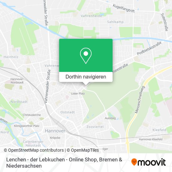 Lenchen - der Lebkuchen - Online Shop Karte