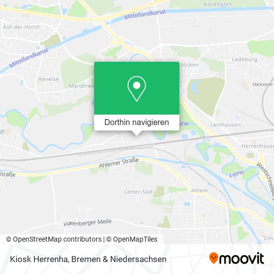 Kiosk Herrenha Karte