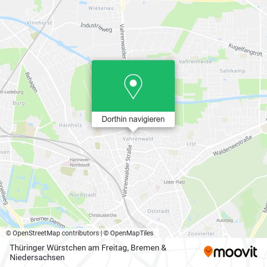 Thüringer Würstchen am Freitag Karte