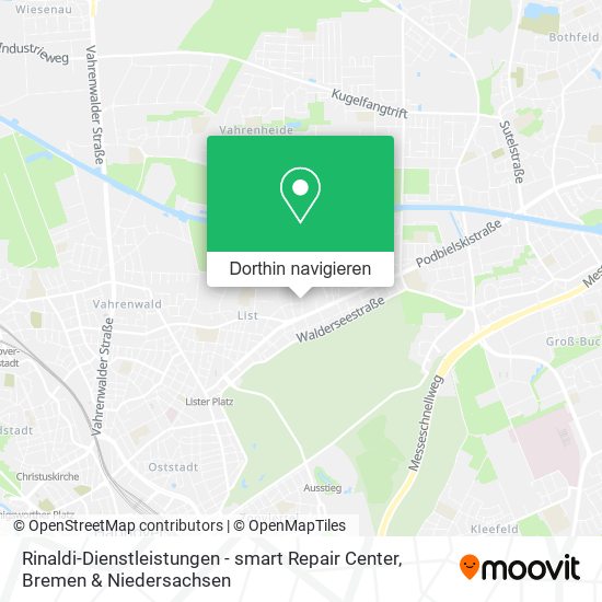 Rinaldi-Dienstleistungen - smart Repair Center Karte