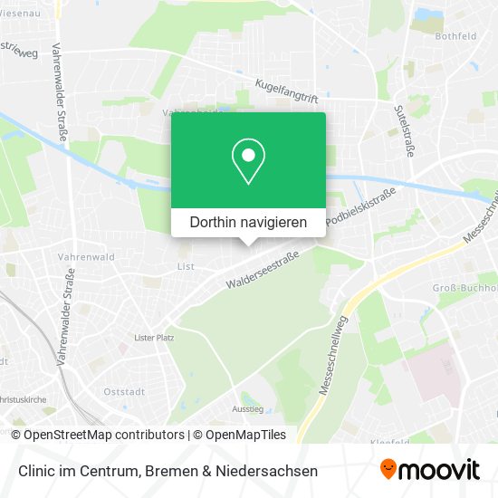 Clinic im Centrum Karte