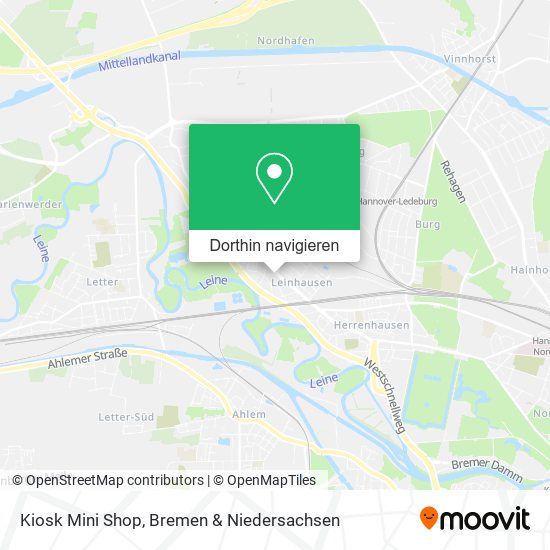Kiosk Mini Shop Karte