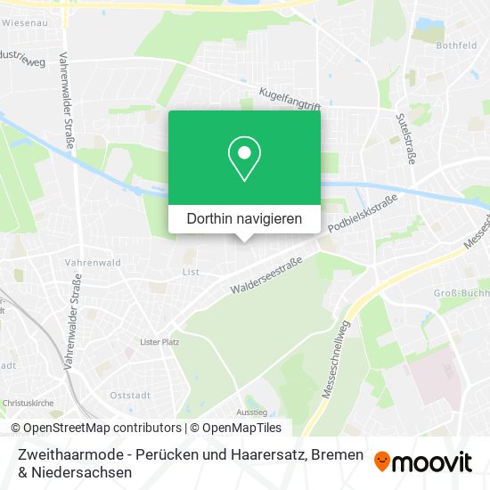 Zweithaarmode - Perücken und Haarersatz Karte