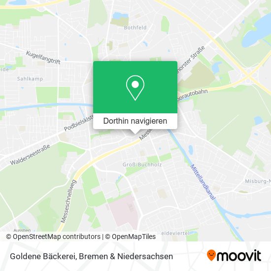 Goldene Bäckerei Karte