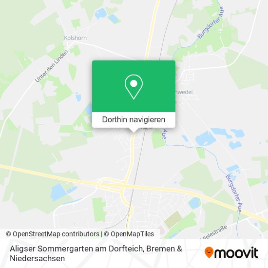 Aligser Sommergarten am Dorfteich Karte