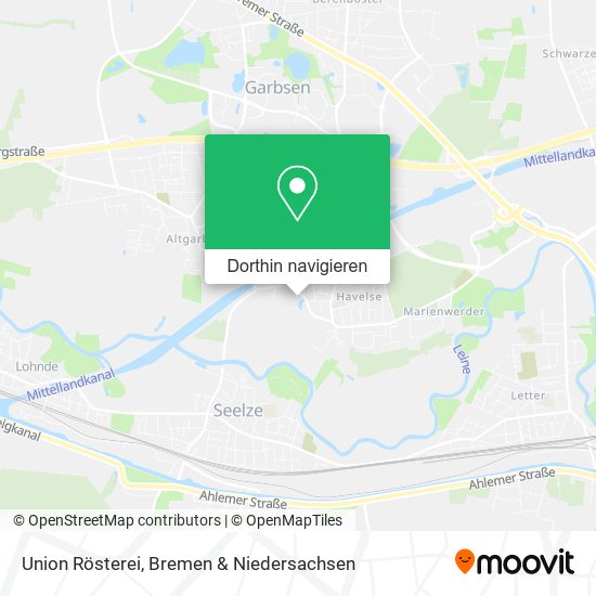 Union Rösterei Karte