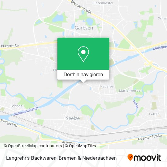 Langrehr's Backwaren Karte