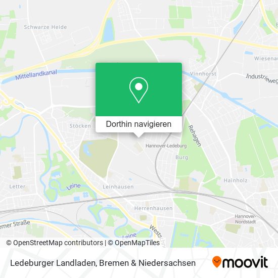 Ledeburger Landladen Karte