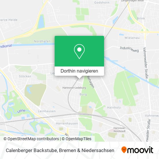 Calenberger Backstube Karte