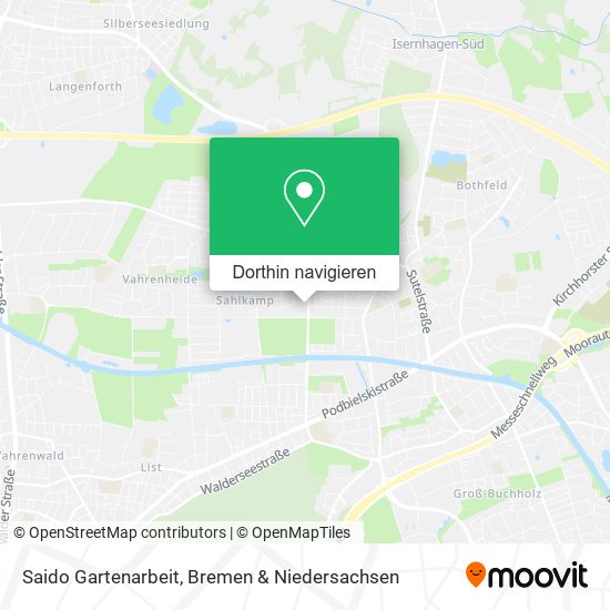 Saido Gartenarbeit Karte