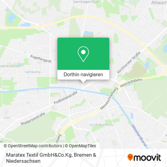 Maratex Textil GmbH&Co.Kg Karte