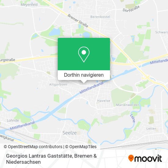 Georgios Lantras Gaststätte Karte