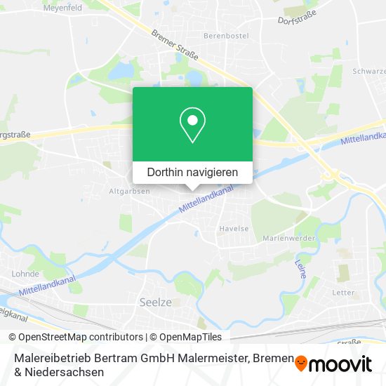 Malereibetrieb Bertram GmbH Malermeister Karte