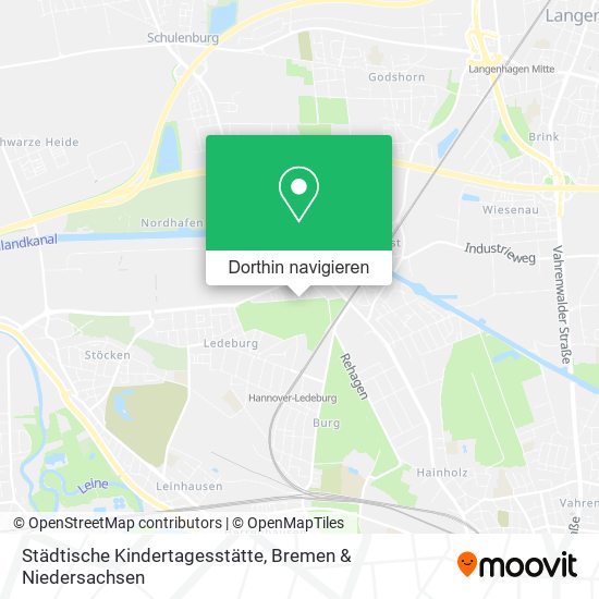 Städtische Kindertagesstätte Karte