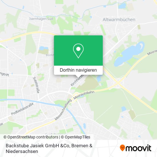 Backstube Jasiek GmbH &Co Karte