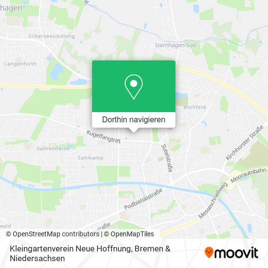 Kleingartenverein Neue Hoffnung Karte