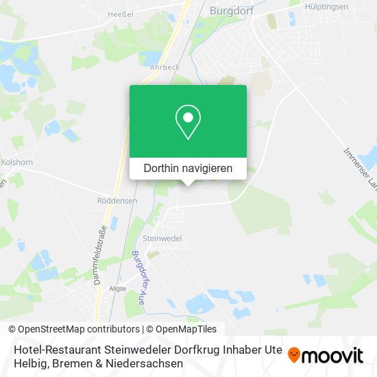 Hotel-Restaurant Steinwedeler Dorfkrug Inhaber Ute Helbig Karte