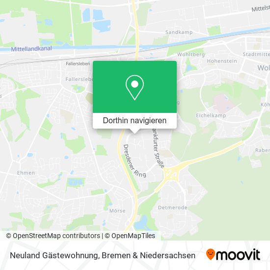 Neuland Gästewohnung Karte