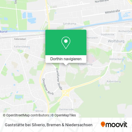 Gaststätte bei Silverio Karte