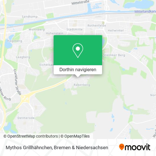 Mythos Grillhähnchen Karte