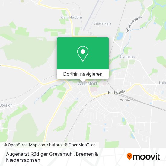 Augenarzt Rüdiger Grevsmühl Karte