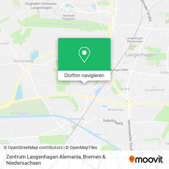 Zentrum Langenhagen Alemania Karte