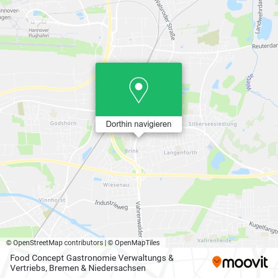 Food Concept Gastronomie Verwaltungs & Vertriebs Karte