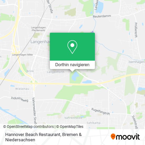 Hannover Beach Restaurant Karte