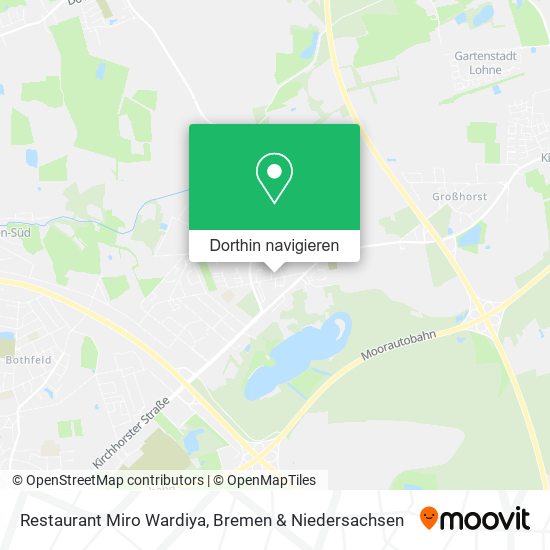 Restaurant Miro Wardiya Karte