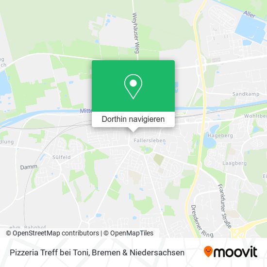 Pizzeria Treff bei Toni Karte