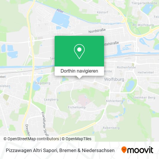 Pizzawagen Altri Sapori Karte