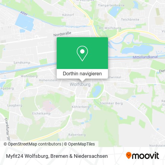 Myfit24 Wolfsburg Karte