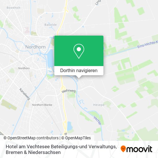 Hotel am Vechtesee Beteiligungs-und Verwaltungs Karte