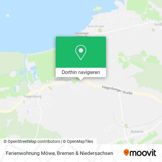 Ferienwohnung Möwe Karte