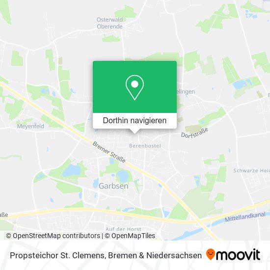 Propsteichor St. Clemens Karte