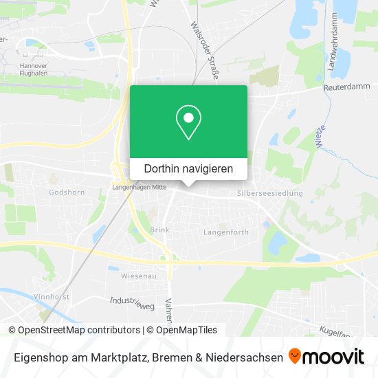 Eigenshop am Marktplatz Karte